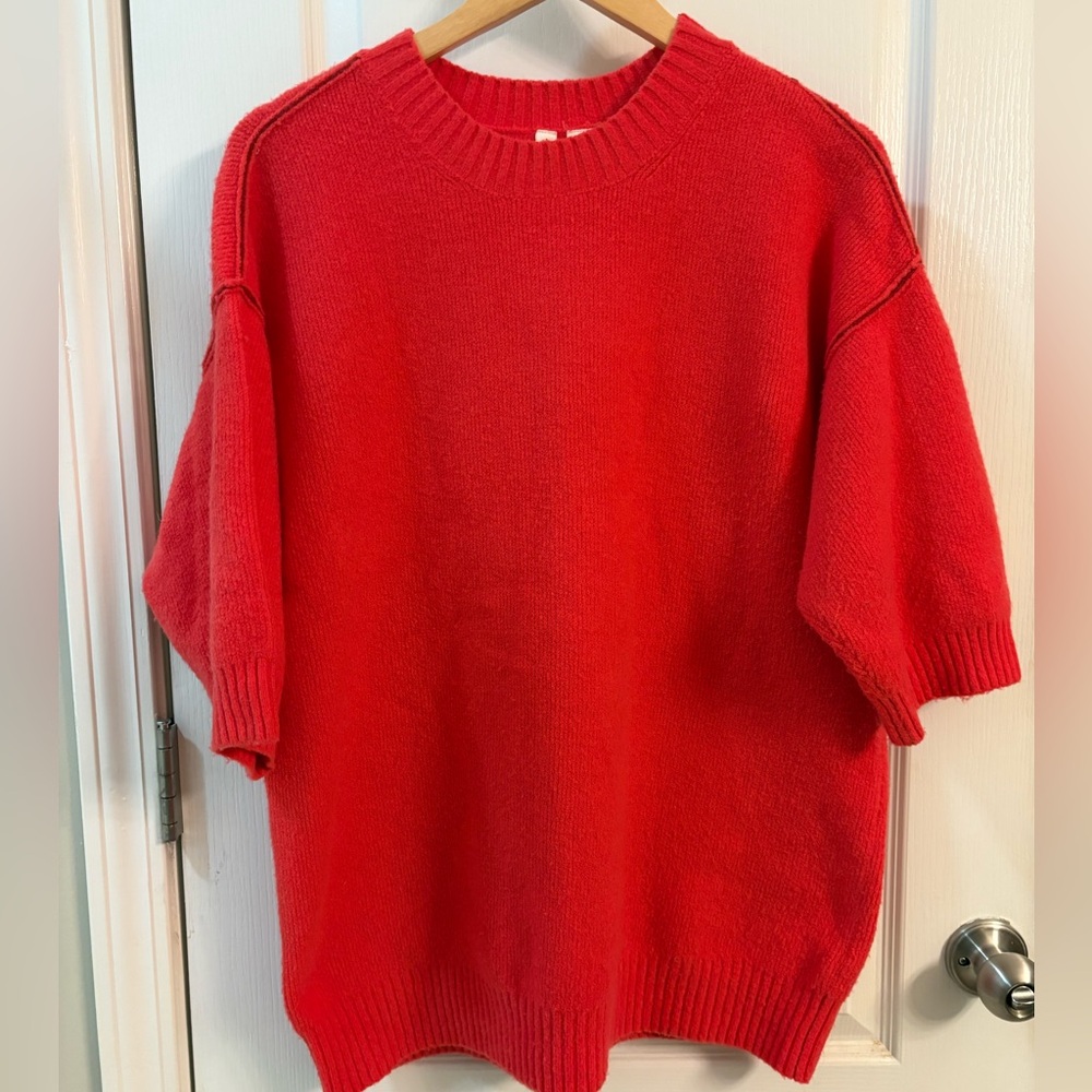 Anthropologie MOTH Oversized Dempsey Cozy Sweater Tunic Size S Wool Blend